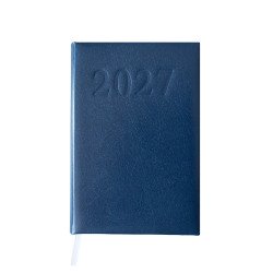 Határidőnapló agenda Standard A/5, napi, fehér lapokkal (kék) 2027. Bluering® Határidőnapló Bluering