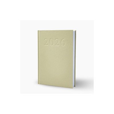 Határidőnapló agenda Standard A/5, napi, fehér lapokkal (bézs) 2027. Bluering®
