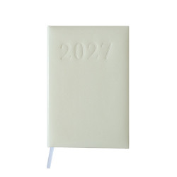 Határidőnapló agenda Standard A/5, napi, fehér lapokkal (bézs) 2027. Bluering®
