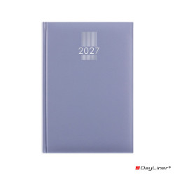 Határidőnapló MyPastel A5 heti, krémszínű lapokkal kék Dayliner 2027.