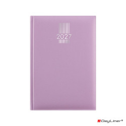 Határidőnapló MyPastel A5 heti, krémszínű lapokkal lila Dayliner 2027.