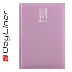 Határidőnapló MyPastel A5 heti, krémszínű lapokkal lila Dayliner 2027. Határidőnapló Dayliner