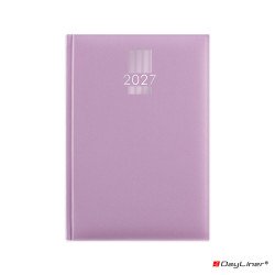 Határidőnapló MyPastel A5 heti, krémszínű lapokkal lila Dayliner 2027. Határidőnapló Dayliner