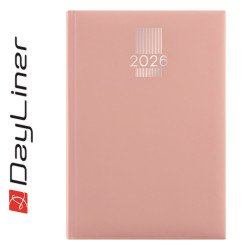 Határidőnapló MyPastel A5 heti, krémszínű lapokkal púder Dayliner 2027. Határidőnapló Dayliner