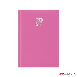 Határidőnapló Pannon A5 heti, fehér lapokkal fuchsia Dayliner 2027. Határidőnapló Dayliner