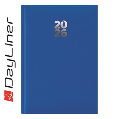 Határidőnapló Pannon A5 heti, fehér lapokkal kék Dayliner 2026.