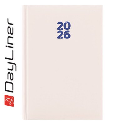 Határidőnapló Pannon A5 napi, fehér lapokkal fehér Dayliner 2027.