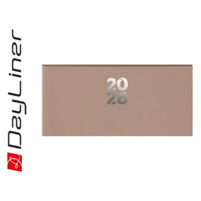 Zsebnaptár Pannon fekvő heti, fehér lapokkal natúr Dayliner 2026.