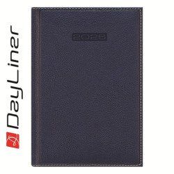 Határidőnapló Sherwood A5 napi, krémszínű lapokkal kék Dayliner 2026. Határidőnapló Dayliner