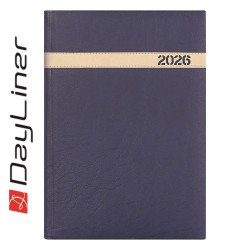 Határidőnapló The Boss A5 napi, fehér lapokkal kék Dayliner 2026. Határidőnapló Dayliner