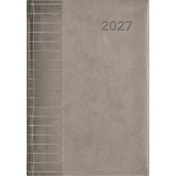 Határidőnapló Tucson A5 napi, fehér lapokkal szürke Dayliner 2027.