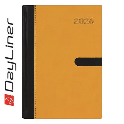 Határidőnapló Winner A5 heti, fehér lapokkal sárga Dayliner 2027.