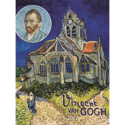 Falinaptár képes 420 × 560 mm, fehér lapokkal Vincent van Gogh Dayliner 2027. Falinaptár Dayliner