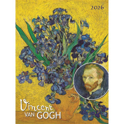 Falinaptár képes 420 × 560 mm, fehér lapokkal Vincent van Gogh Dayliner 2027. Falinaptár Dayliner