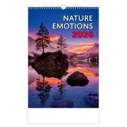 Falinaptár képes 315 x 450 mm, fehér lapokkal Nature Emotions Dayliner 2027. Falinaptár Dayliner