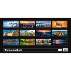 Falinaptár képes 315 × 630 mm, fehér lapokkal Panoramaphoto Dayliner 2027. Falinaptár Dayliner