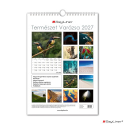 Falinaptár képes 230 x 330 mm, fehér lapokkal Természet varázsa Dayliner 2027. Falinaptár Dayliner