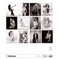 Falinaptár képes 450 × 520 mm, fehér lapokkal Women Dayliner 2027. Falinaptár Dayliner