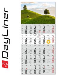 Speditőr naptár 1 tömb, 5 hónap SP-15 330 × 670 mm, fehér lapokkal Hangulat Dayliner 2026. Speditőr falinaptár Dayliner