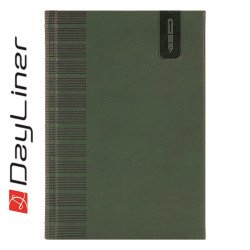 Tárgyalási napló Tucson B5 napló, fehér lapokkal zöld Dayliner 2026. Napló Dayliner