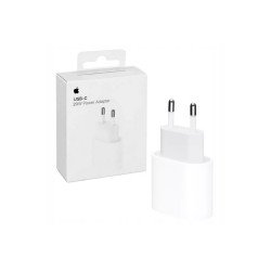 Töltő hálózati APPLE Type-C aljzat (20W, PD gyorstöltő, MUVV3ZM/A és MHJE3ZM/A utód) fehér Telefontöltő Apple