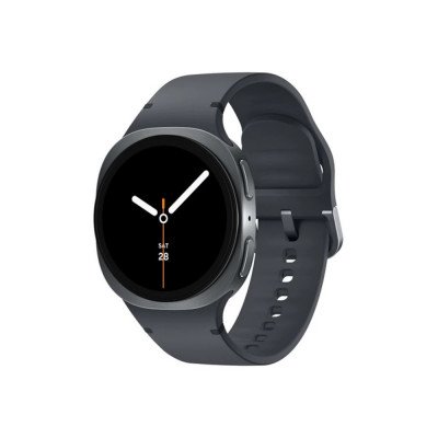 Okosóra SAMSUNG Galaxy Watch 8 (eSIM, szilikon csuklópánt, 40mm) grafitszürke