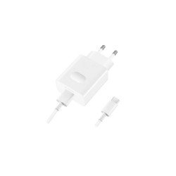 Töltő hálózati HUAWEI USB aljzat (22.5W, gyorstöltő + Type-C kábel) fehér Telefontöltő Huawei