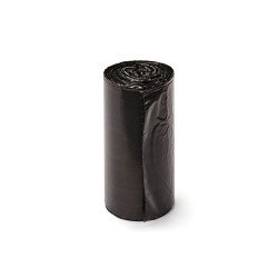 Szemeteszsák 30 liter 55 x 55 cm 15 mikron 10 db/tekercs fekete Szemeteszsák Egyéb