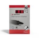 Alkoholos marker 3mm, kerek végű A-series piros