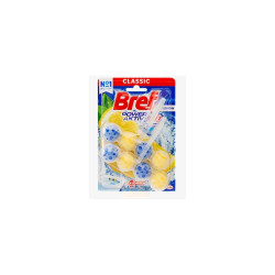 WC illatosító 2 x 50 g golyós Power Aktiv Bref Lemon Toalett tisztító, WC illatosító Bref