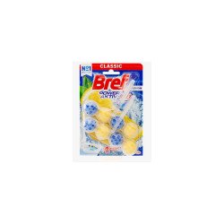 WC illatosító 2 x 50 g golyós Power Aktiv Bref Lemon Toalett tisztító, WC illatosító Bref