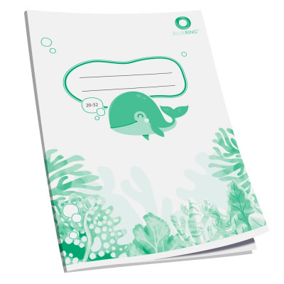 Füzet A5, 32lap, sima 20-32 Bluering®