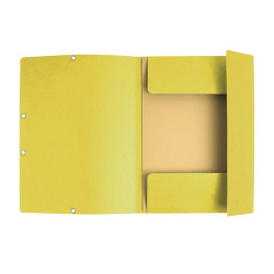 Gumis mappa karton  prespán A/4 Exacompta citromsárga Gumis mappa Exacompta