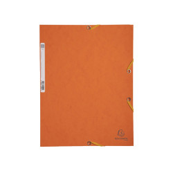 Gumis mappa karton  prespán A/4 Exacompta narancssárga Gumis mappa Exacompta