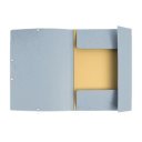 Gumis mappa karton  prespán A/4 Exacompta világosszürke