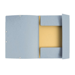 Gumis mappa karton  prespán A/4 Exacompta világosszürke Gumis mappa Exacompta