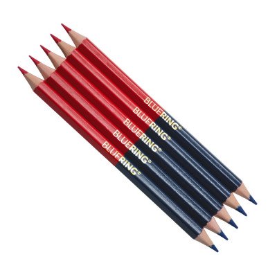 Postairón vastag 5 db/blisz piros-kék