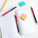 Postairón vastag 5 db/blisz piros-kék