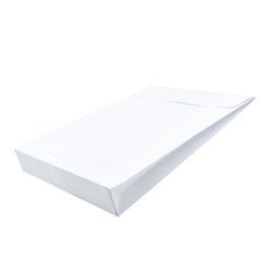 Tasak TC/4 szilikonos redős-talpas 4 cm-es talp kraft Bluering® fehér Tasak Bluering