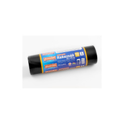 Szemeteszsák újrahasznosított 150 liter 80 x 120 cm 25 mikron 10 db/tekercs Mazzini_fekete Szemeteszsák Mazzini