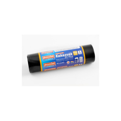Szemeteszsák 150 liter 80 x 120 cm 40 mikron 5 db/tekercs Mazzini_fekete