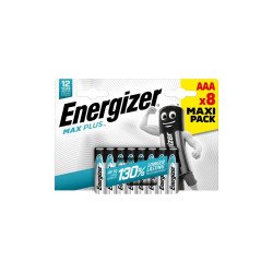 Elem AAA mikro LR03 Max Plus 8 db/csomag, Energizer Elem, akkumulátor, töltő Energizer