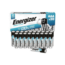 Elem AAA mikro LR03 Max Plus 20 db/csomag, Energizer Elem, akkumulátor, töltő Energizer