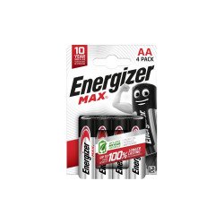 Elem AA ceruza LR06 Max 4 db/csomag, Energizer Elem, akkumulátor, töltő Energizer