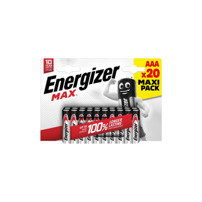 Elem AAA mikro LR03 Max 20 db/csomag, Energizer