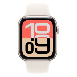 Okosóra Apple Watch SE 3 GPS 44mm Starlight Aluminium Case with Starlight Sport Band - M/L Okosóra Apple