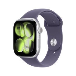 Okosóra Apple Watch S11 GPS 42mm Silver Aluminium Case with Purple Fog Sport Band - S/M Okosóra Apple