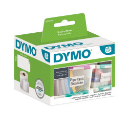Etikett Dymo LW nyomtatóhoz eltávolítható 32x57mm, 1000 db etikett/doboz, Original, fehér Nyomtató és feliratozó gép, kellékek Dymo
