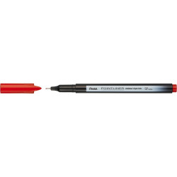 Rostirón, tűfilc 0,4mm, Pentel Pointliner piros Tűfilc PENTEL