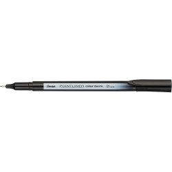 Rostirón, tűfilc 0,4mm, Pentel Pointliner fekete Tűfilc PENTEL